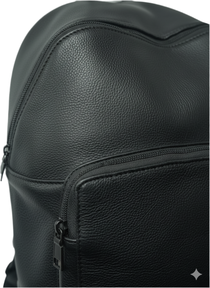 Day Backpack – Black MILANO GENTLEMEN