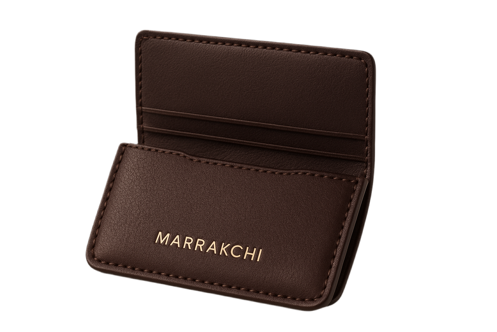 Porte cartes en cuir Marrakchi Zelijj Marrakchi