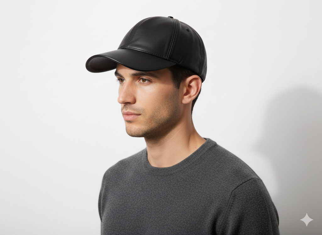 Marrakchi Leather Baseball Cap