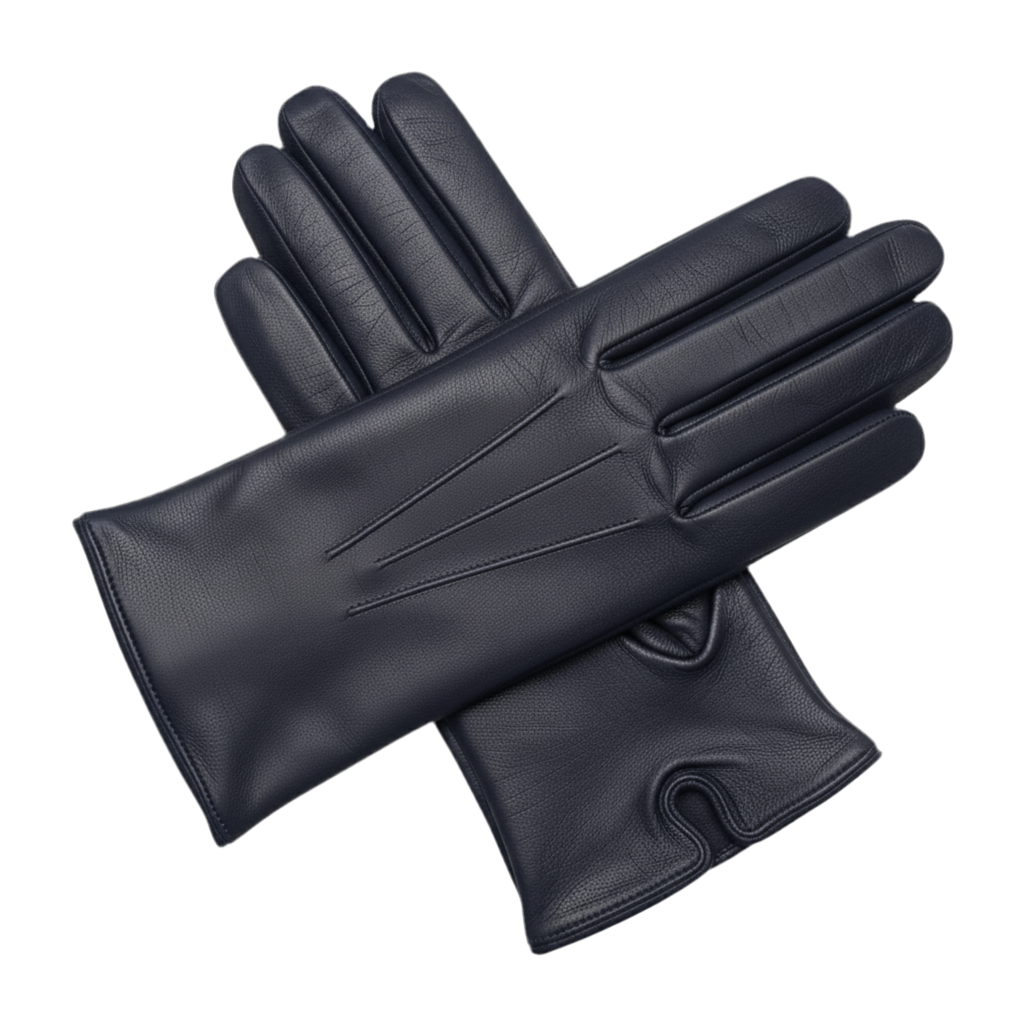 Gants en cuir pour hommes – doublure douce, plusieurs tailles et couleurs