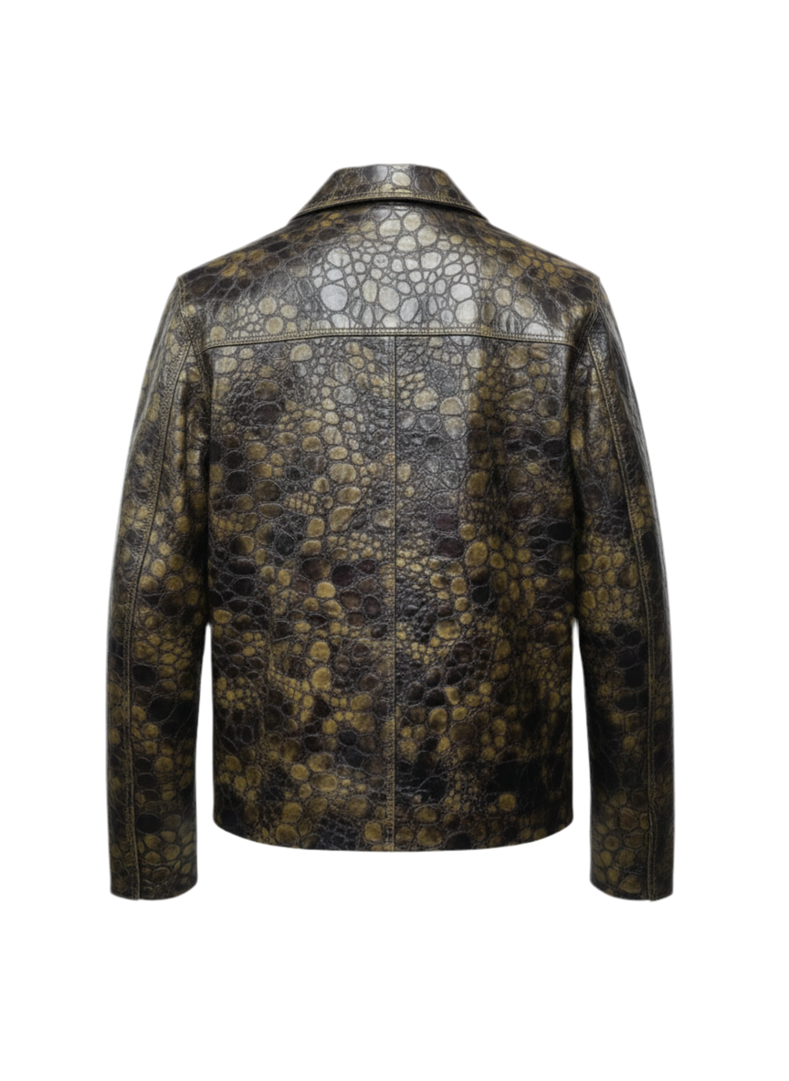 One in a Million Reptile Pattern Lambskin Jacket (LIMITED EDITION)