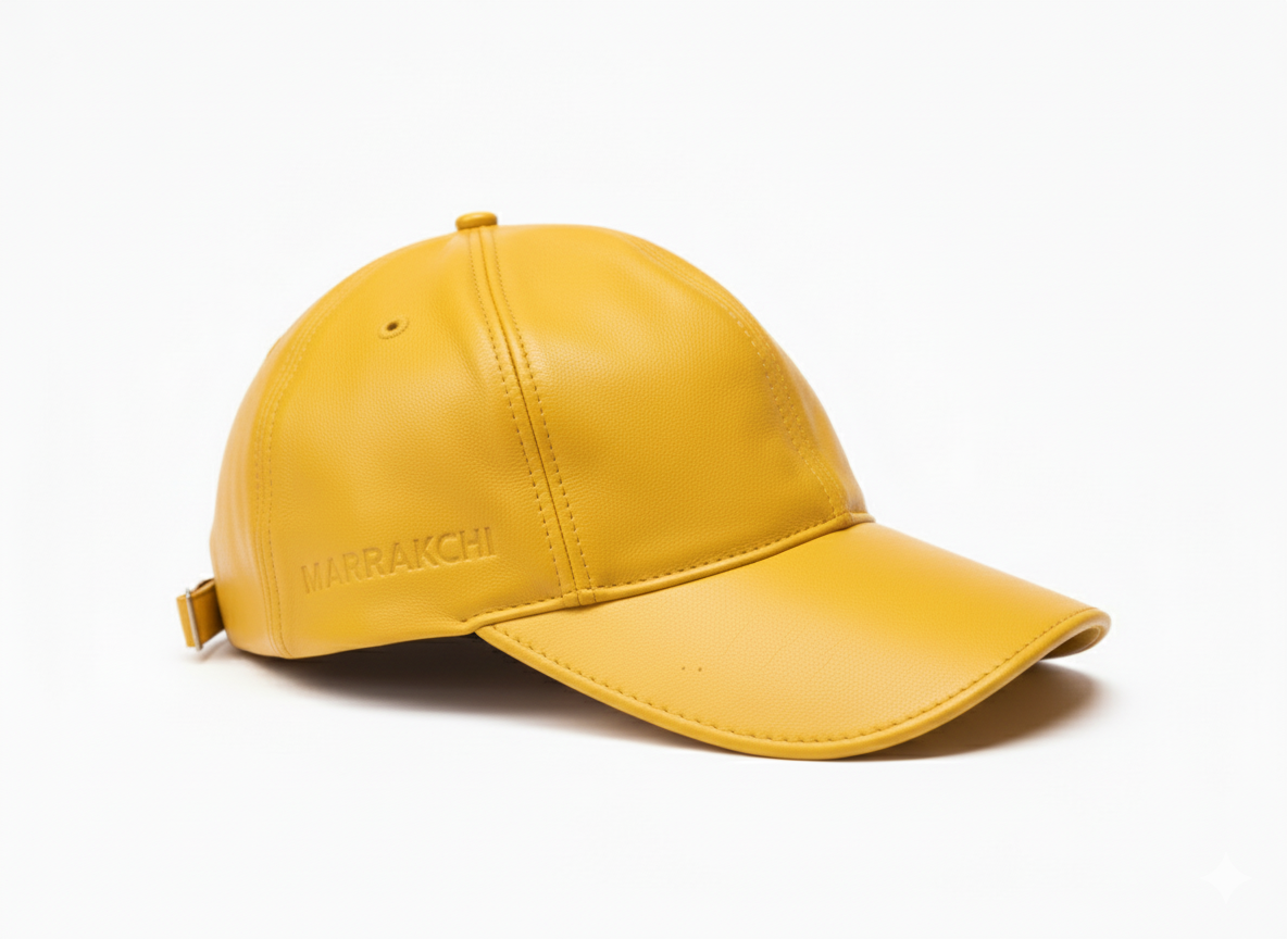 Marrakchi Leather Baseball Cap