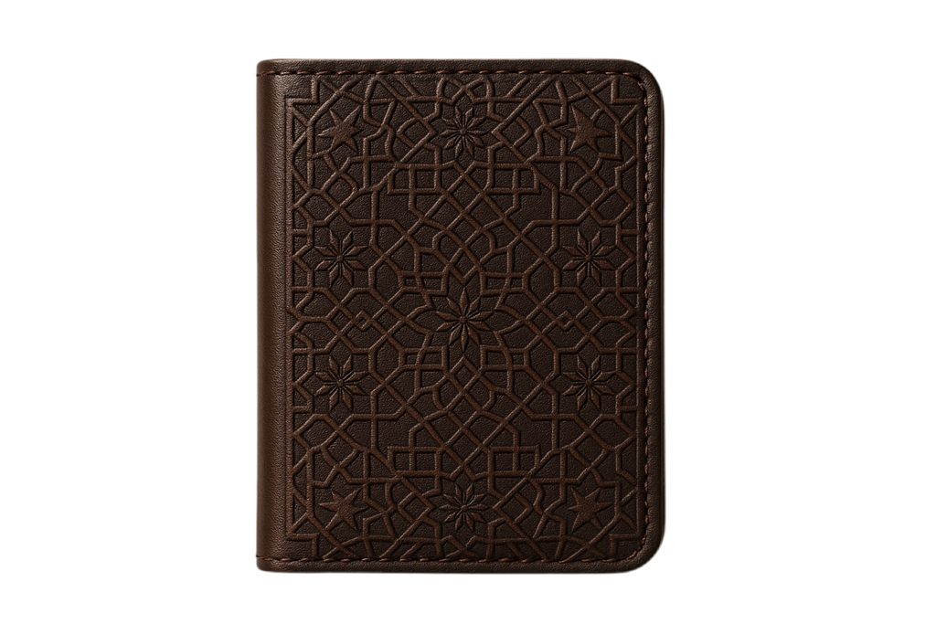 Porte cartes en cuir Marrakchi Zelijj Marrakchi