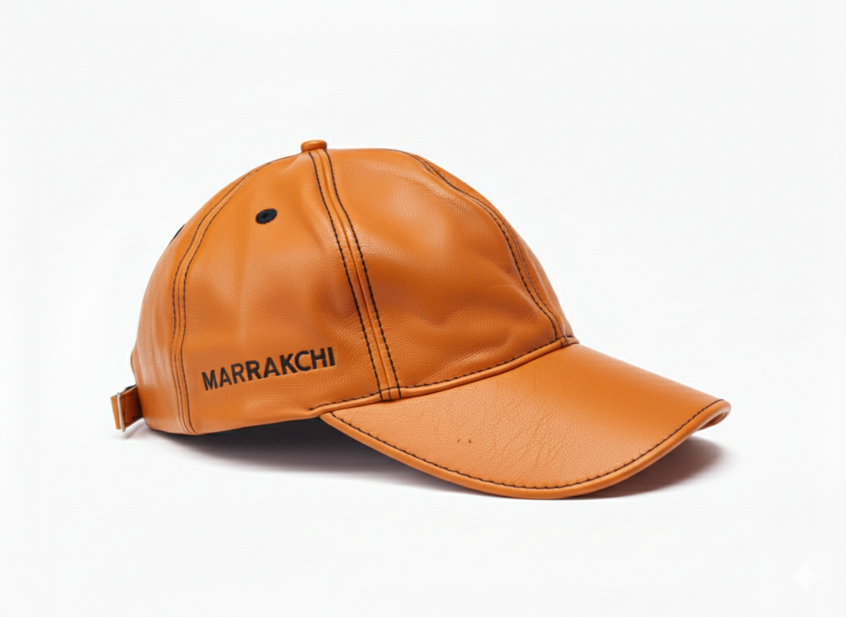 Marrakchi Leather Baseball Cap
