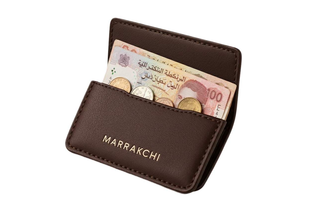 Porte cartes en cuir Marrakchi Zelijj Marrakchi