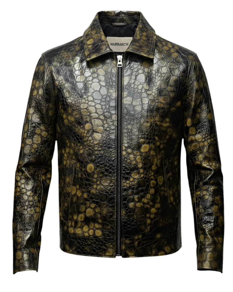 One in a Million Reptile Pattern Lambskin Jacket (LIMITED EDITION)