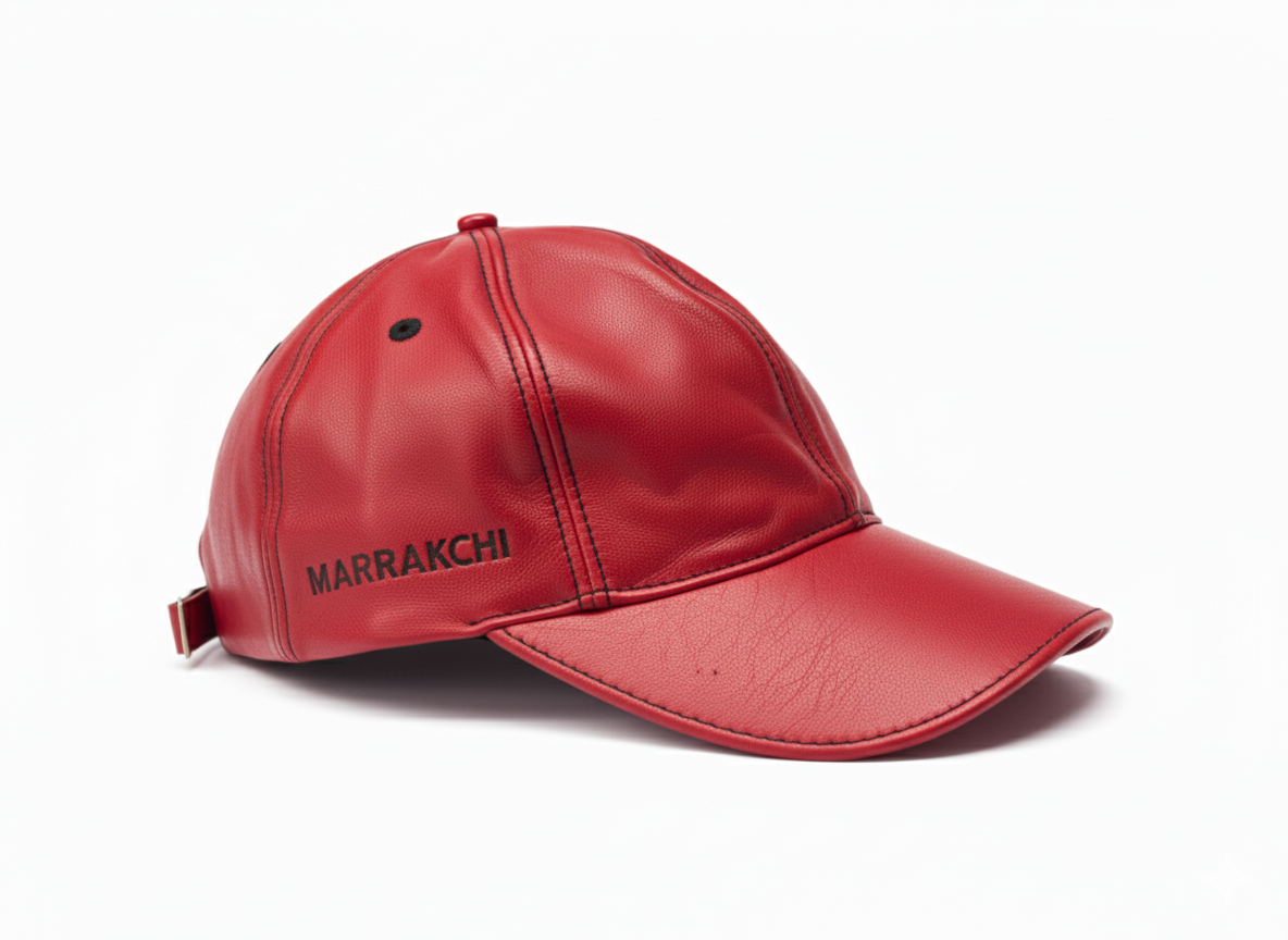 Marrakchi Leather Baseball Cap