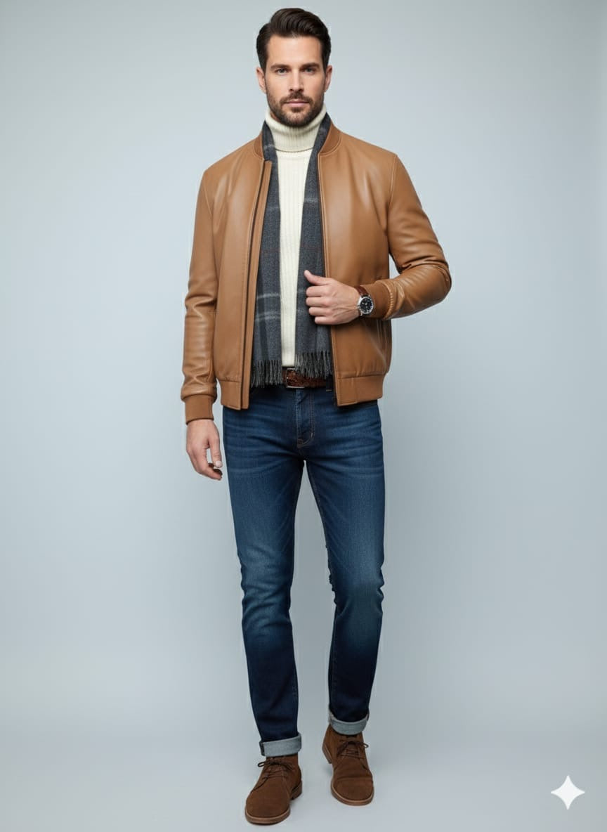 Men’s Lambskin Jacket – Bomber