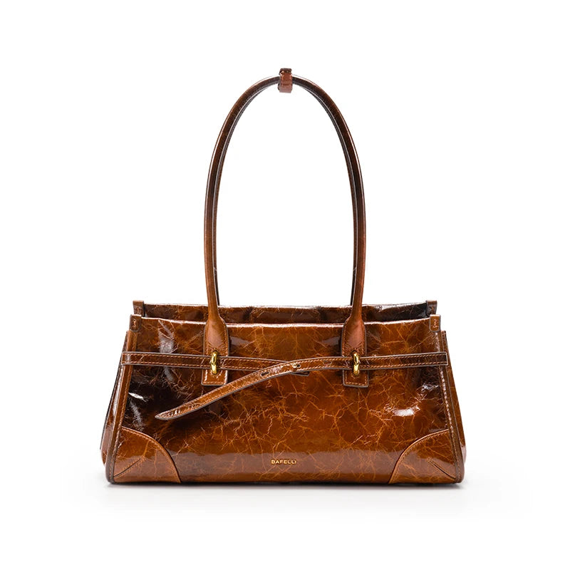 BAFELLI Genuine Leather Boston Bag