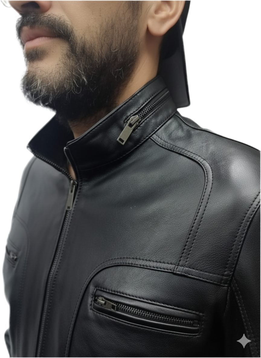 Leather Jacket – “Malik”