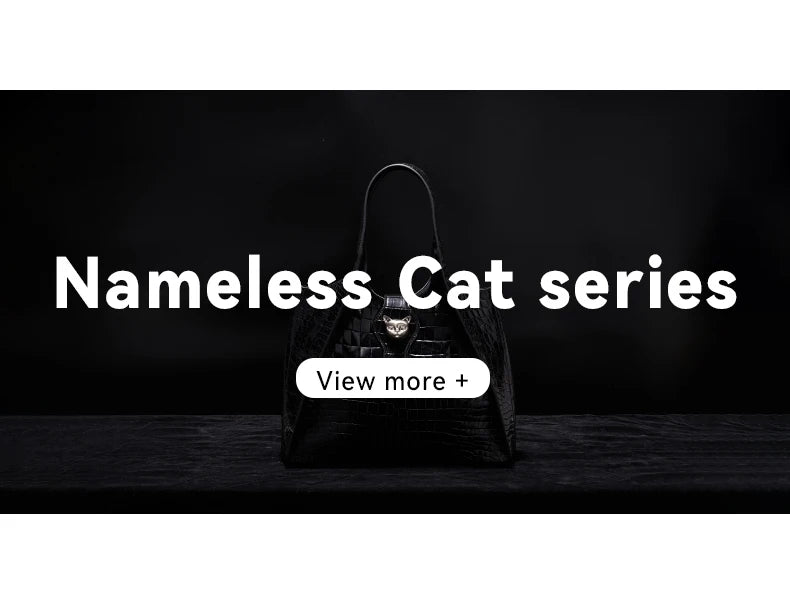 Crocodile Pattern Genuine Leather Messenger Bag