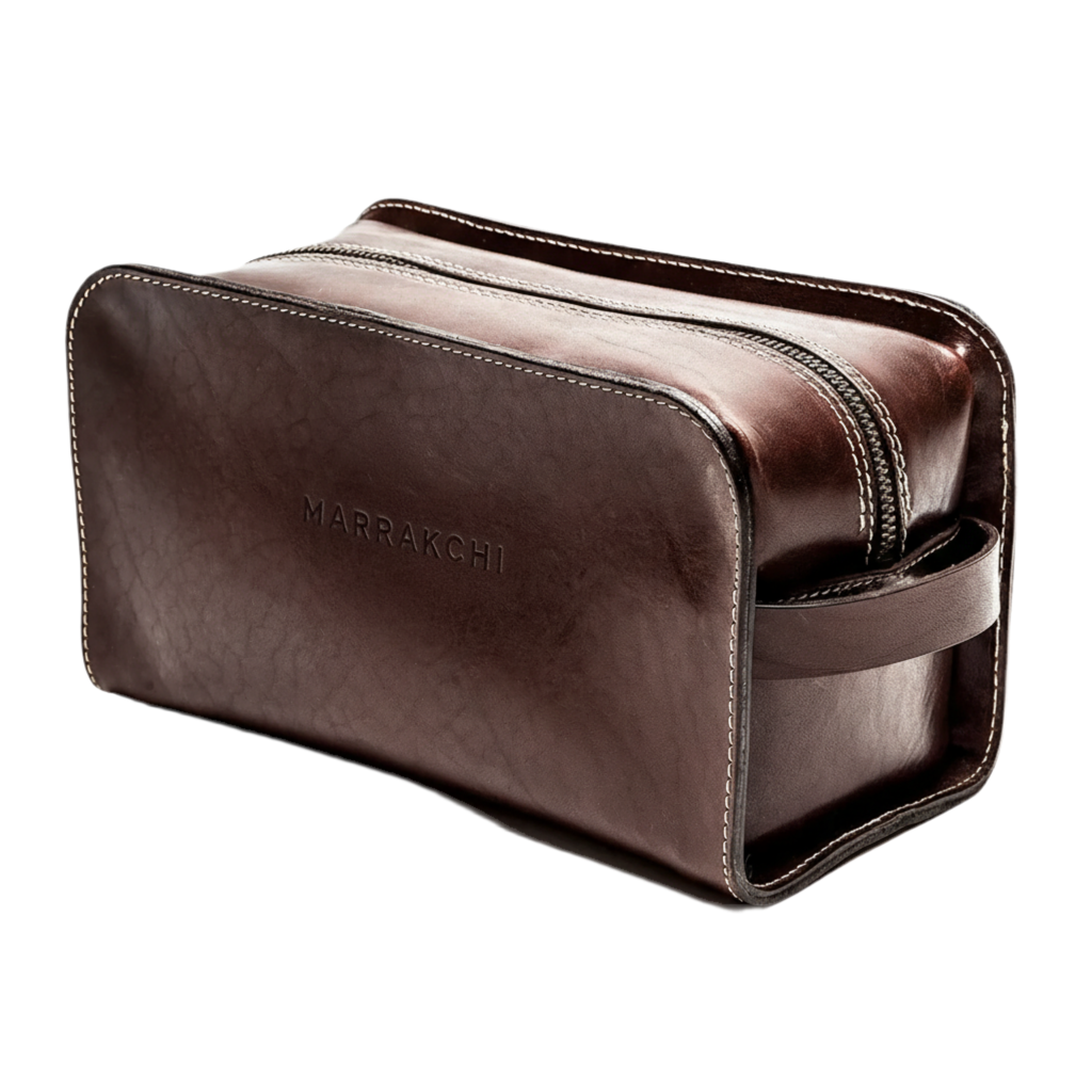 La trousse de toilette marron Marrakchi