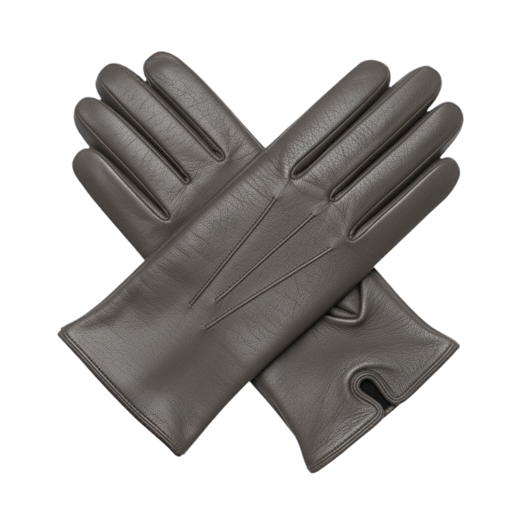Gants en cuir pour hommes – doublure douce, plusieurs tailles et couleurs