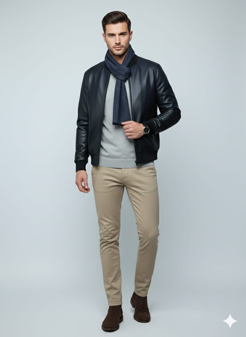 Men’s Lambskin Jacket – Bomber