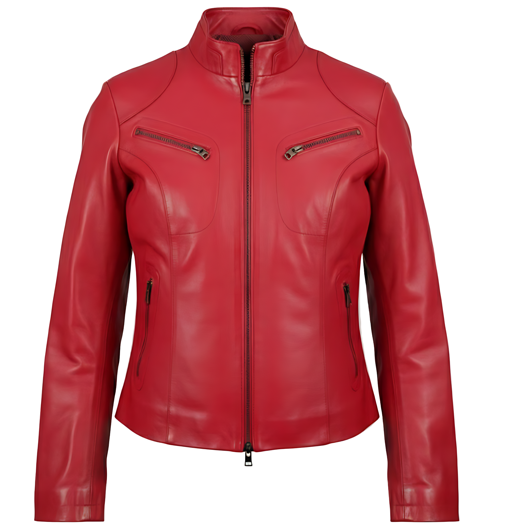 Women’s Lambskin Biker Jacket – “Tiffany”