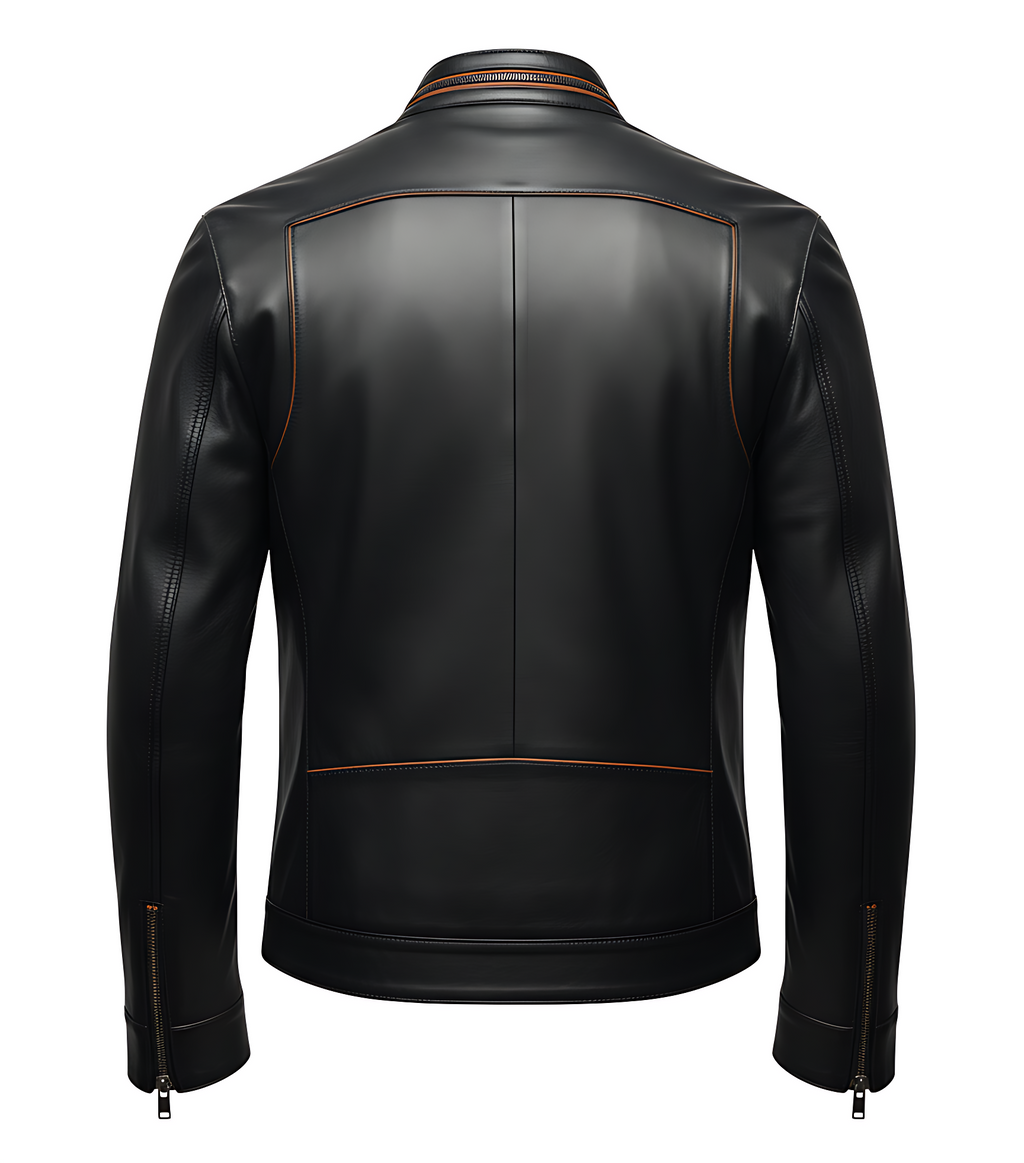Lambskin Leather Jacket – “Drake Noir”