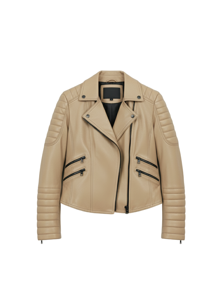 Majida Lambskin Leather Jacket – Marrakchi
