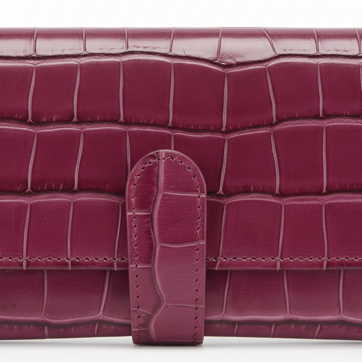 Gina Croco Leather Wallet