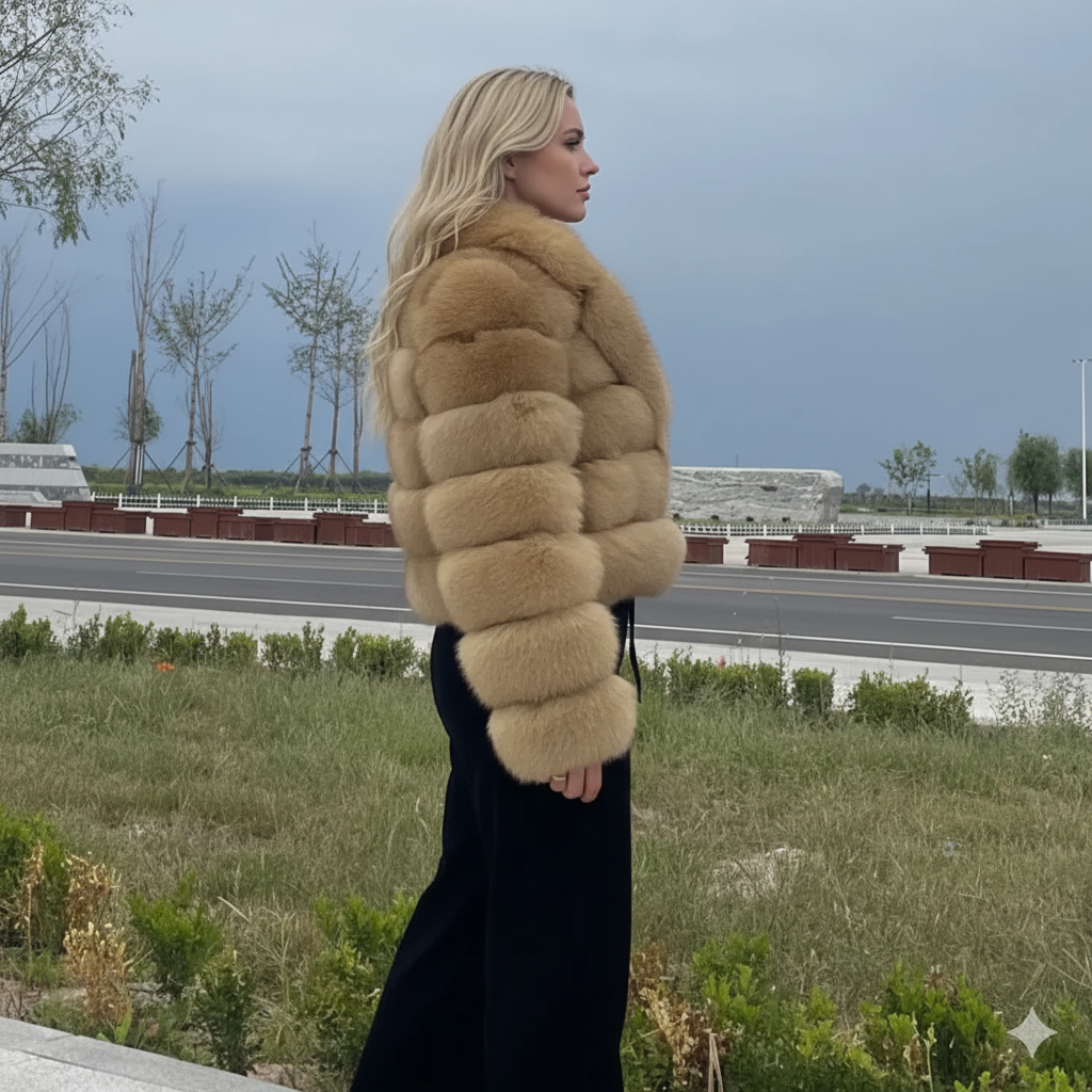 Amaya Fox Fur Coat – High Street Winter Luxury