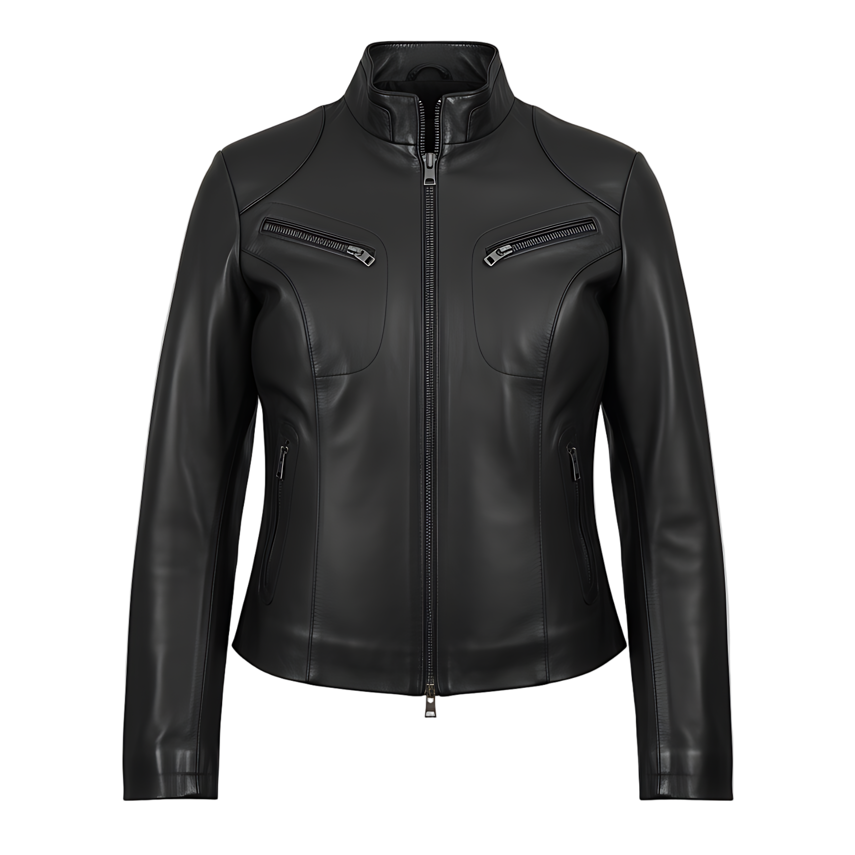 Women’s Lambskin Biker Jacket – “Tiffany”