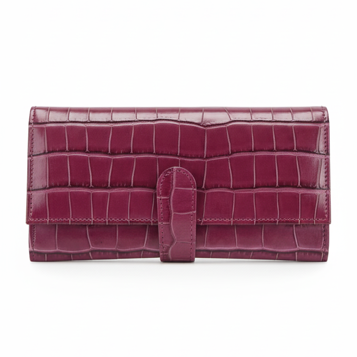 Gina Croco Leather Wallet