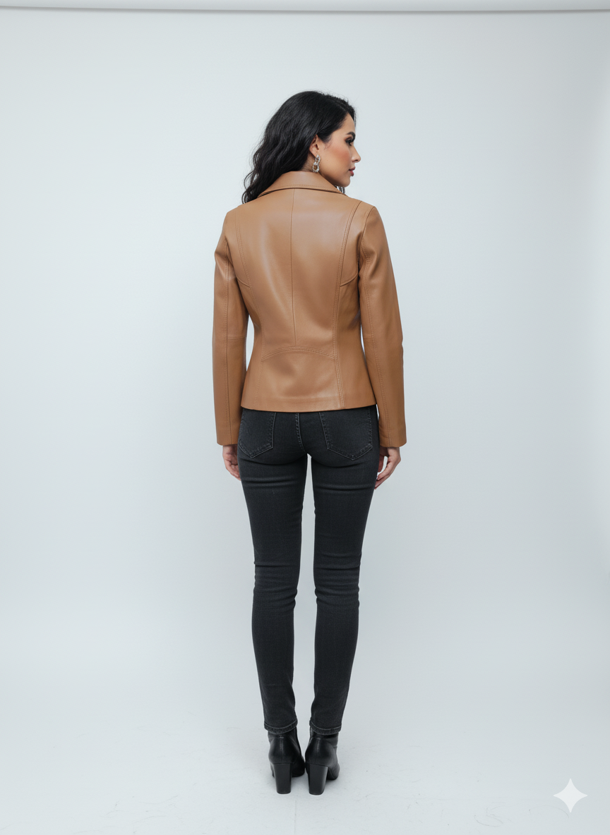 Alika Lambskin Leather Jacket – Marrakchi