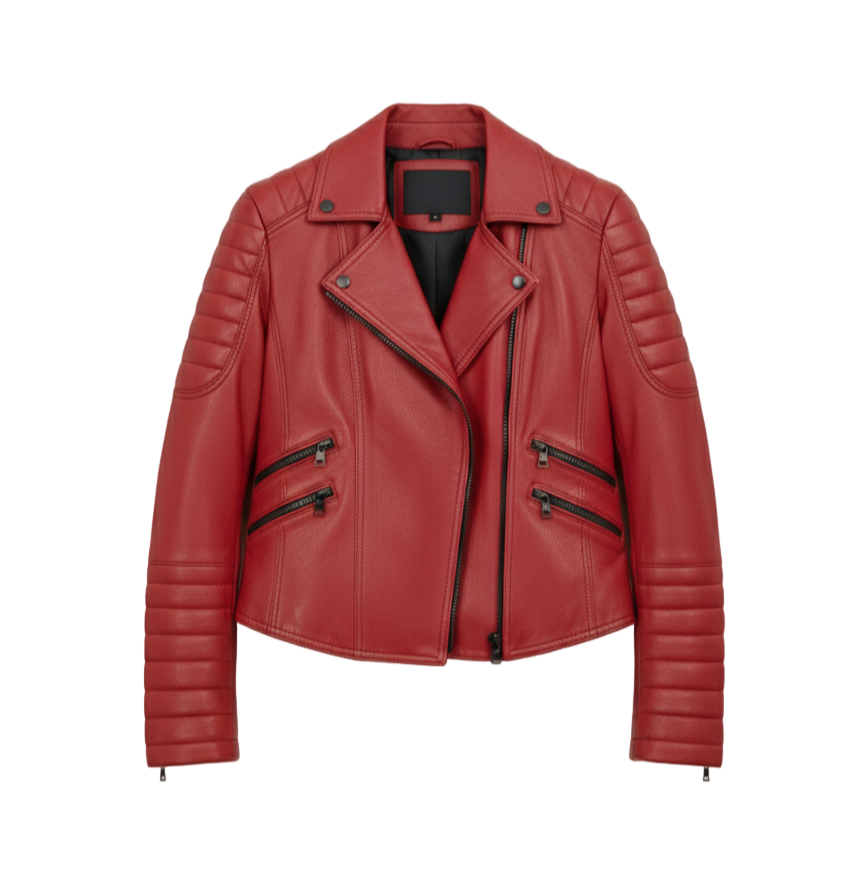 Majida Lambskin Leather Jacket – Marrakchi