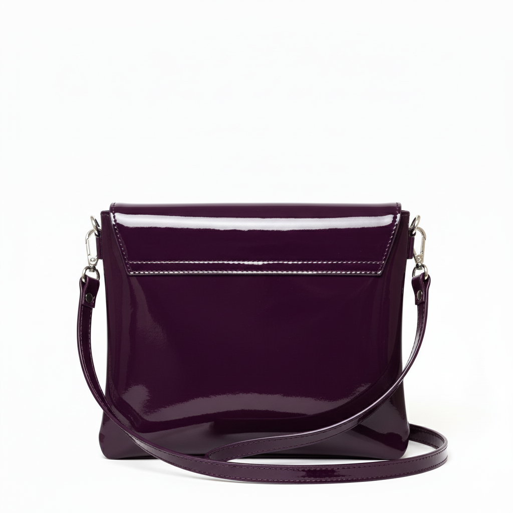 MARRAKCHI Pochette en cuir violet Marrakchi