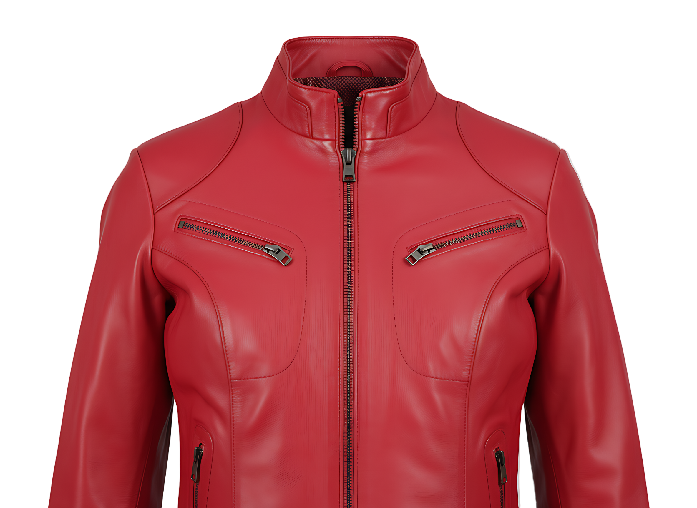 Women’s Lambskin Biker Jacket – “Tiffany”
