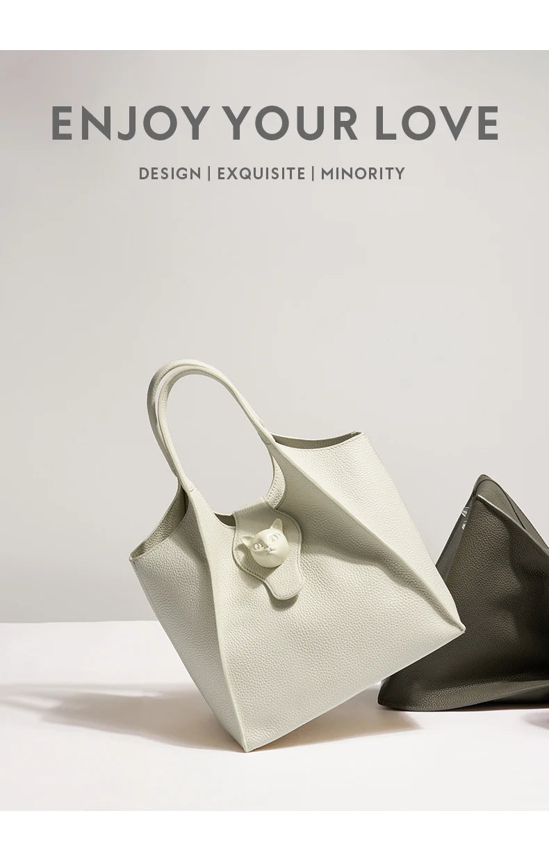 BAFELLI Women’s Tote Bag – Genuine Leather Casual Travel Purse