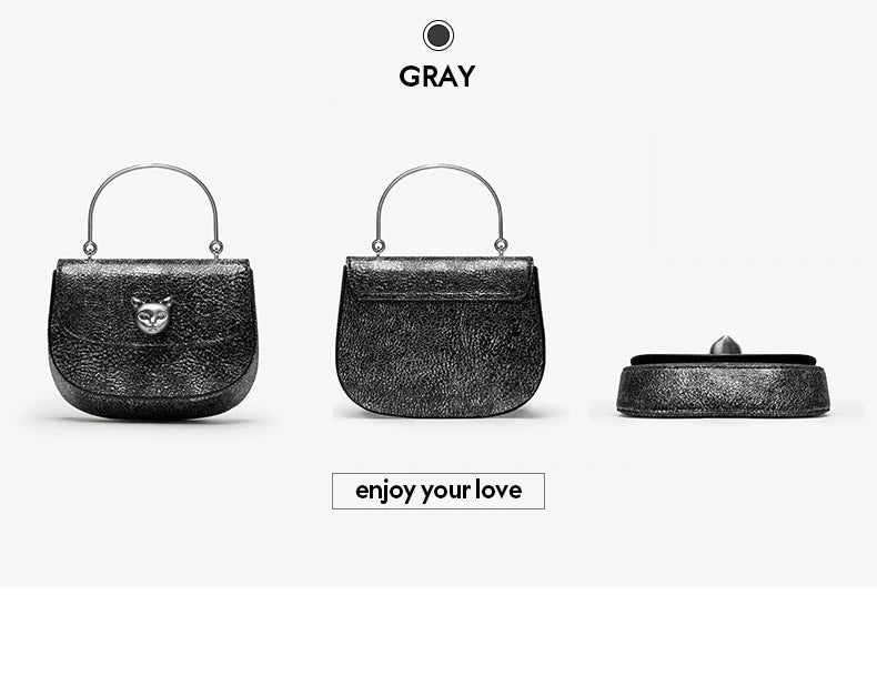 BAFELLI Marrakchi 2025 Cat Evening Leather Crossbody Bag