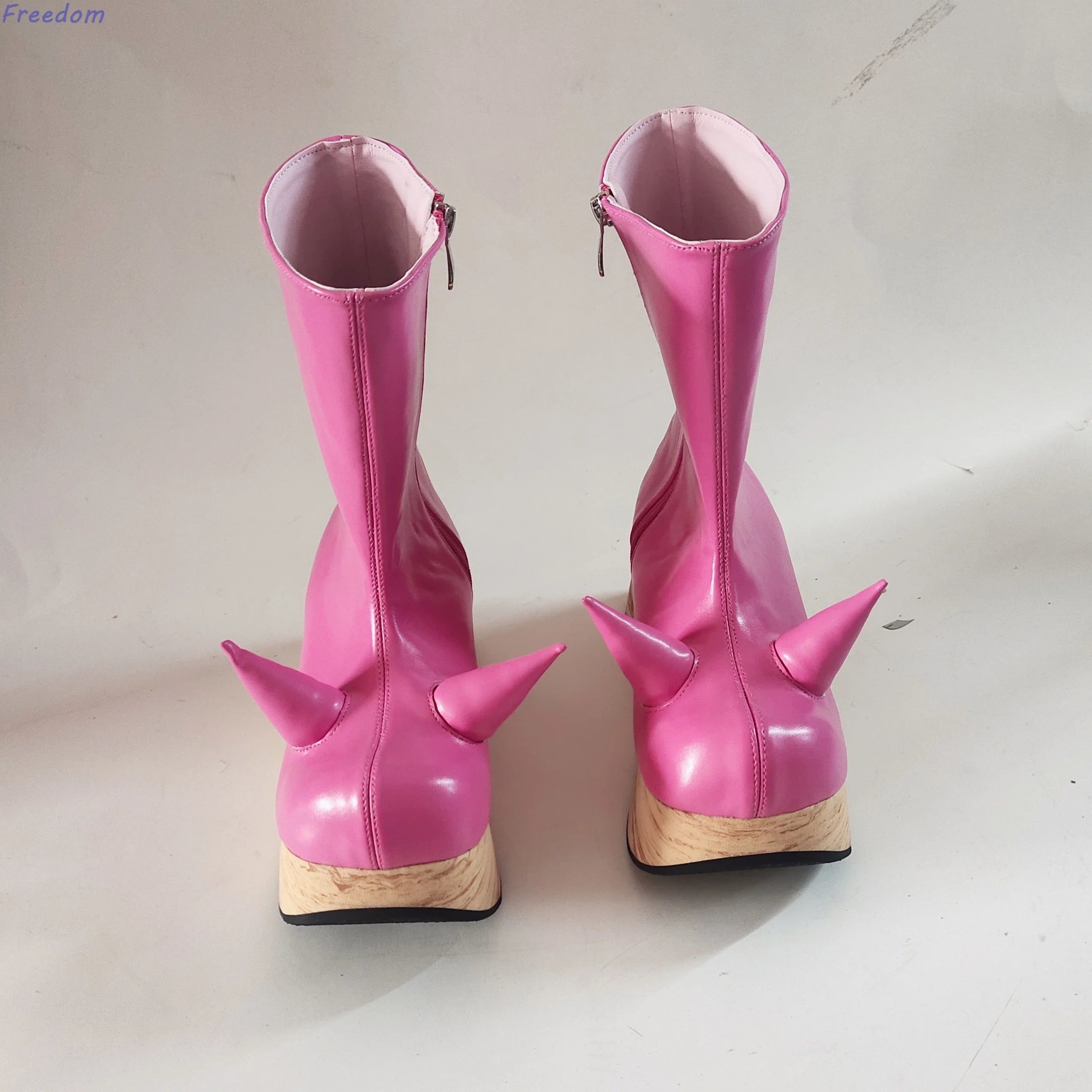 Little Devil Rocking Horse Platform Boots