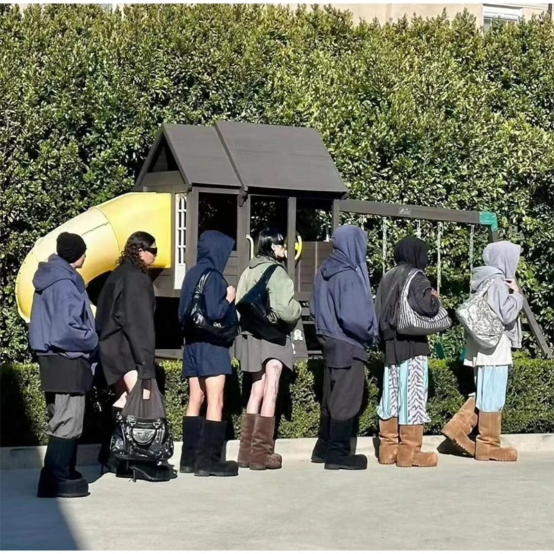 Snow Boots – Platform, Warm Cotton Lined Winter Boots 2025