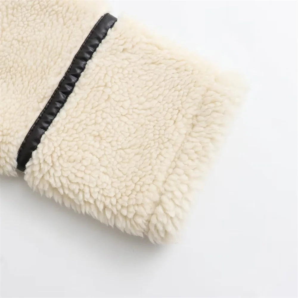 RARF Faux Fur Motorcycle Jacket – European & American Style