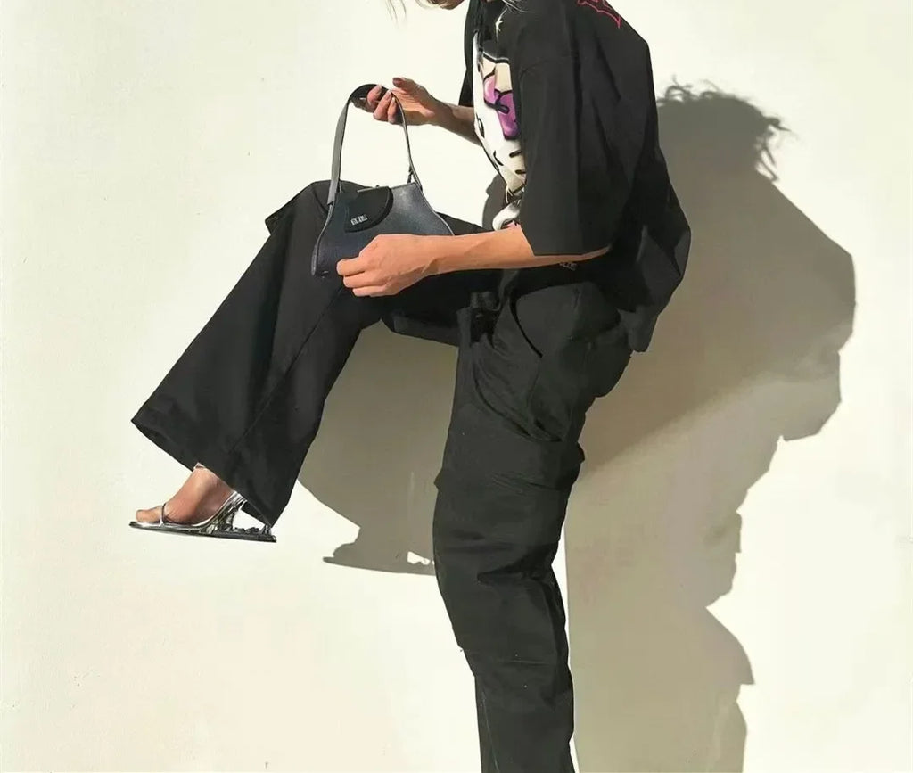 Teeth-Shaped Open-Toe Slippers with Unique Sloping Heel Design