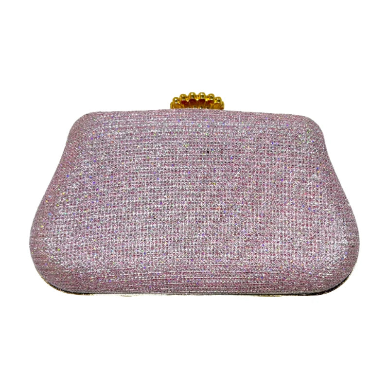 YIYUE Luxury Glitter Evening Bag – Party & Wedding Clutch with Chain Strap