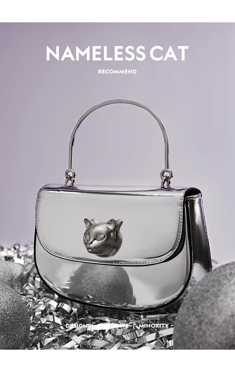 BAFELLI Marrakchi 2025 Cat Evening Leather Crossbody Bag