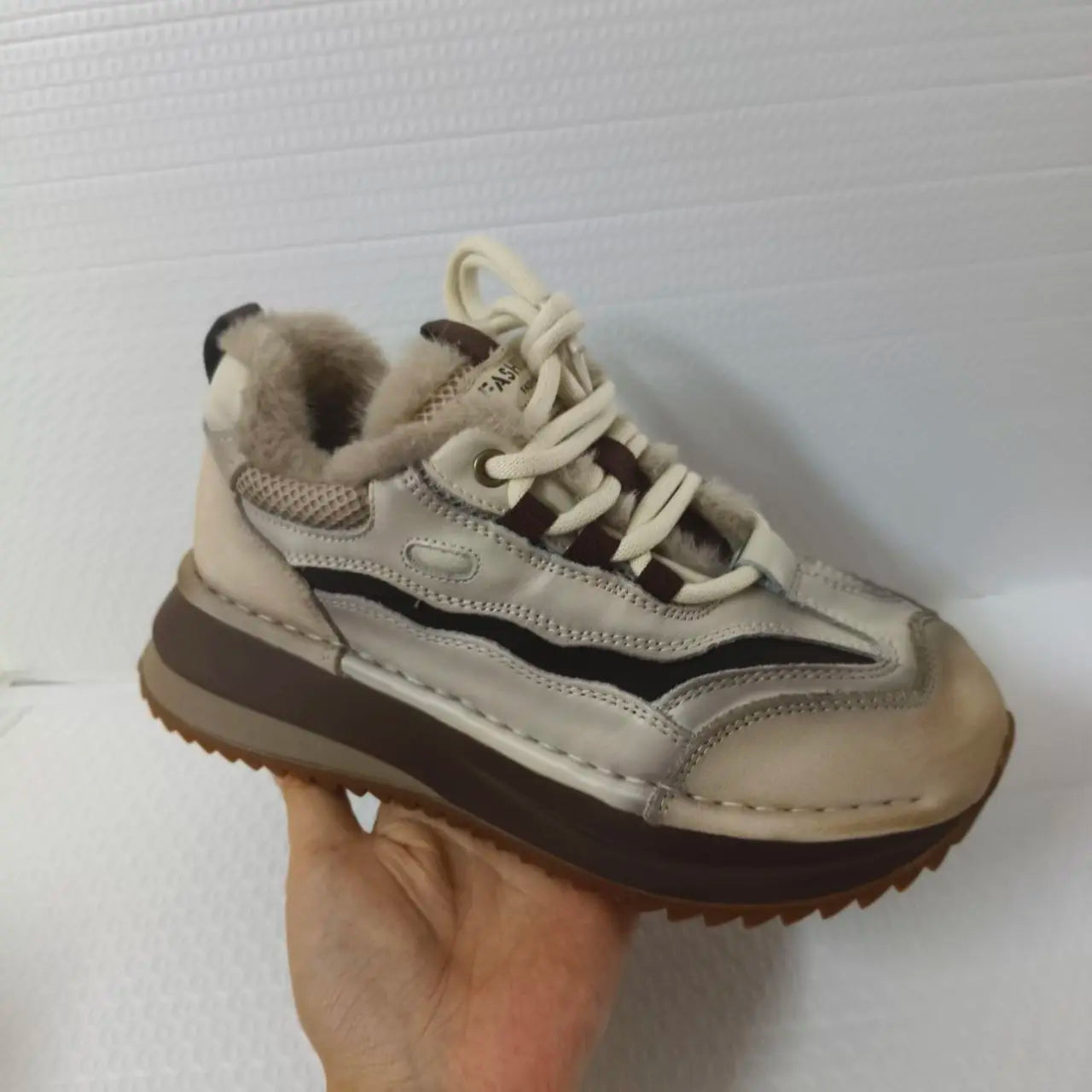 Koznoy Genuine Cow Suede Ankle Sneakers