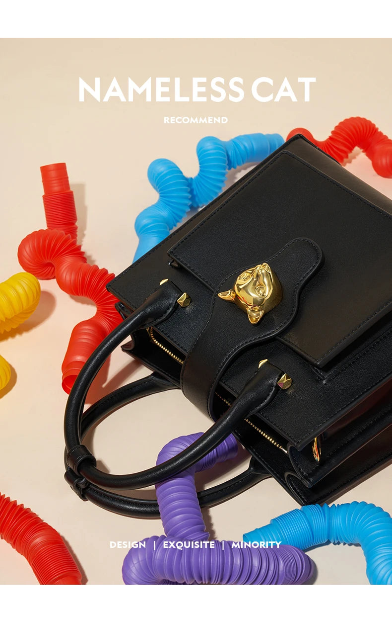 Bafelli 2025 Cat Leather Shoulder & Crossbody Bag