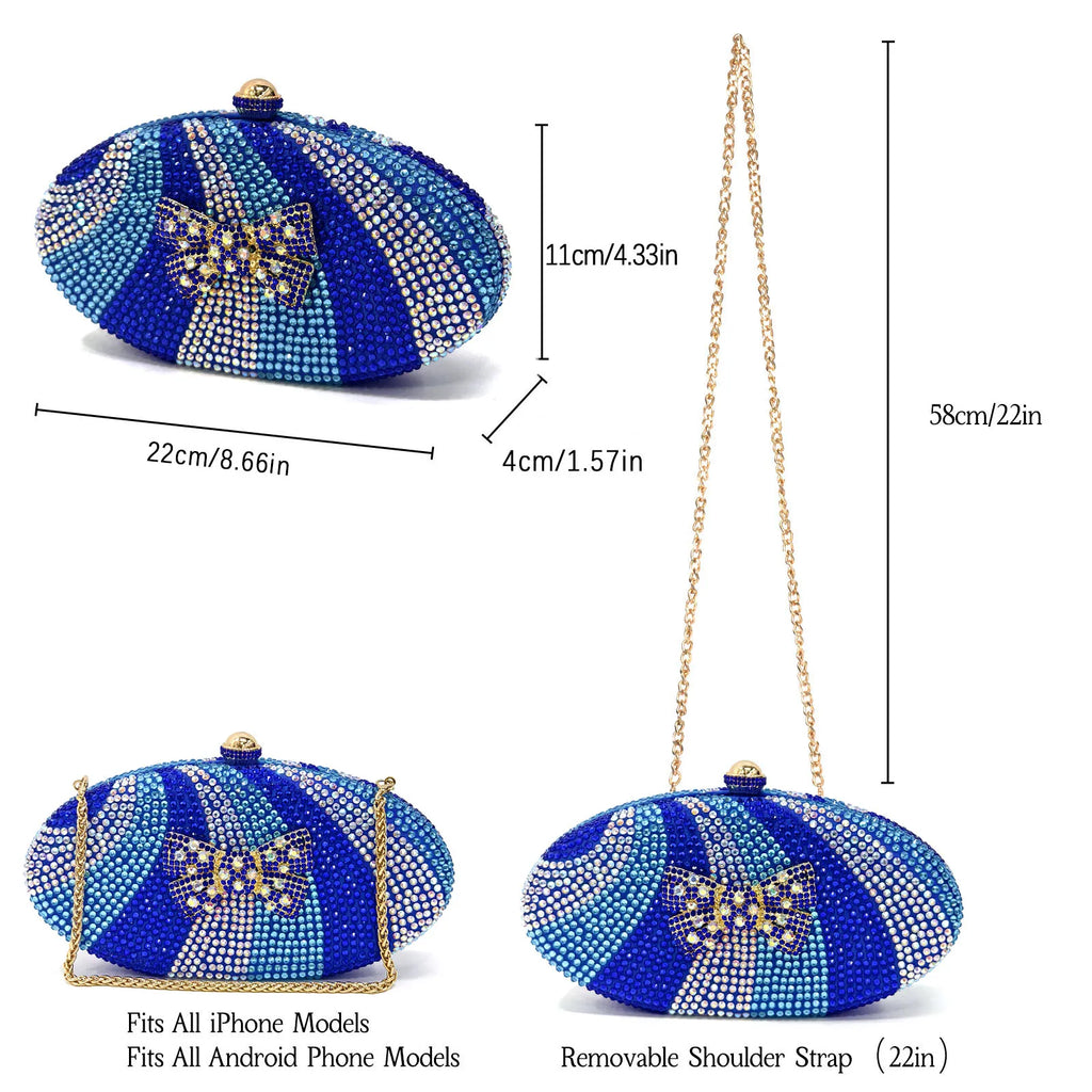 Rhinestone Heels & Handbag Set – Elegant Party Collection