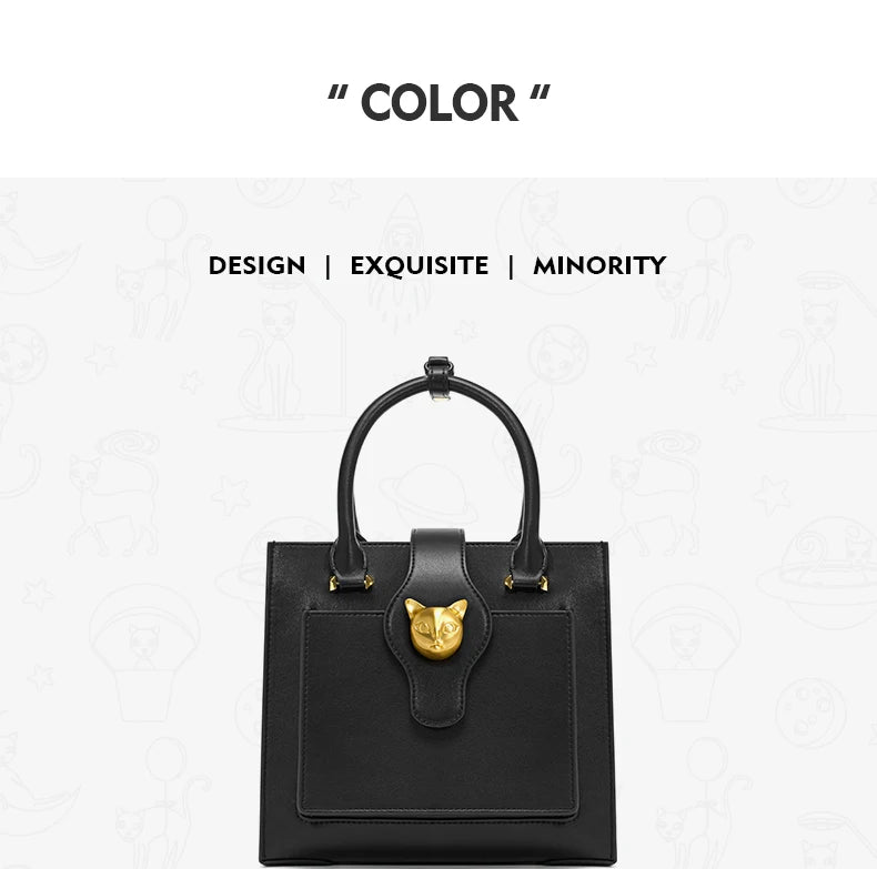 Bafelli 2025 Cat Leather Shoulder & Crossbody Bag