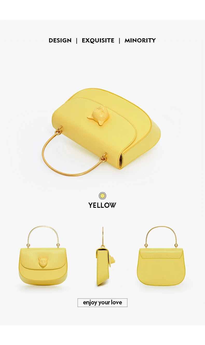 BAFELLI Marrakchi 2025 Cat Evening Leather Crossbody Bag