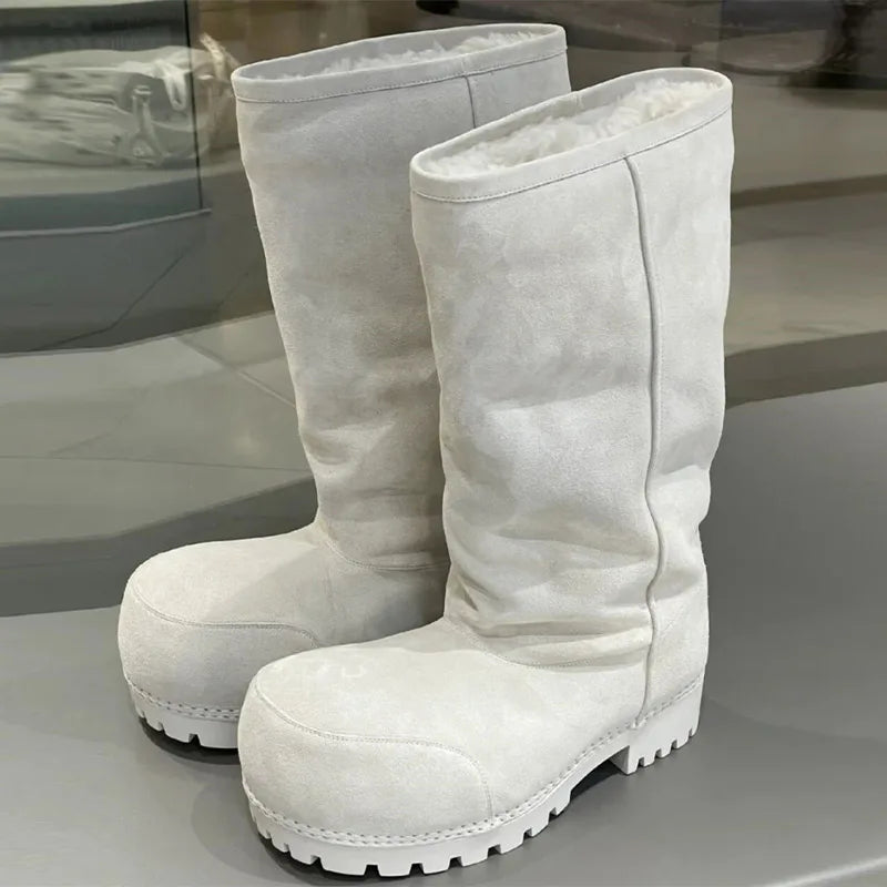 Snow Boots – Platform, Warm Cotton Lined Winter Boots 2025