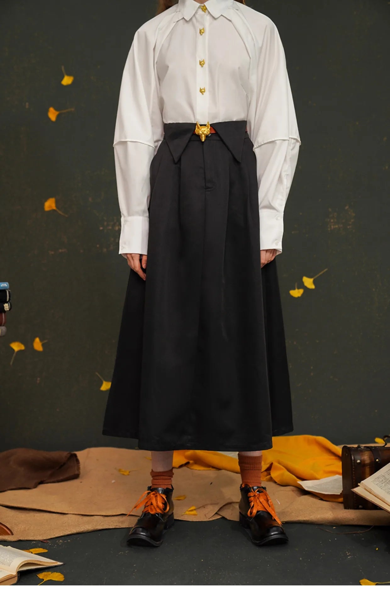 Fox Head Alloy Leather Belt – Biutefou