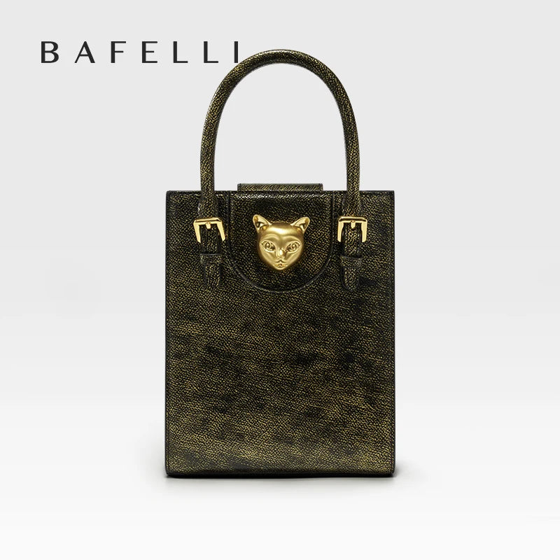 BAFELLI Mini Tote – Luxury Cat Shoulder Crossbody Bag