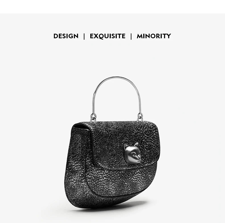 BAFELLI Marrakchi 2025 Cat Evening Leather Crossbody Bag