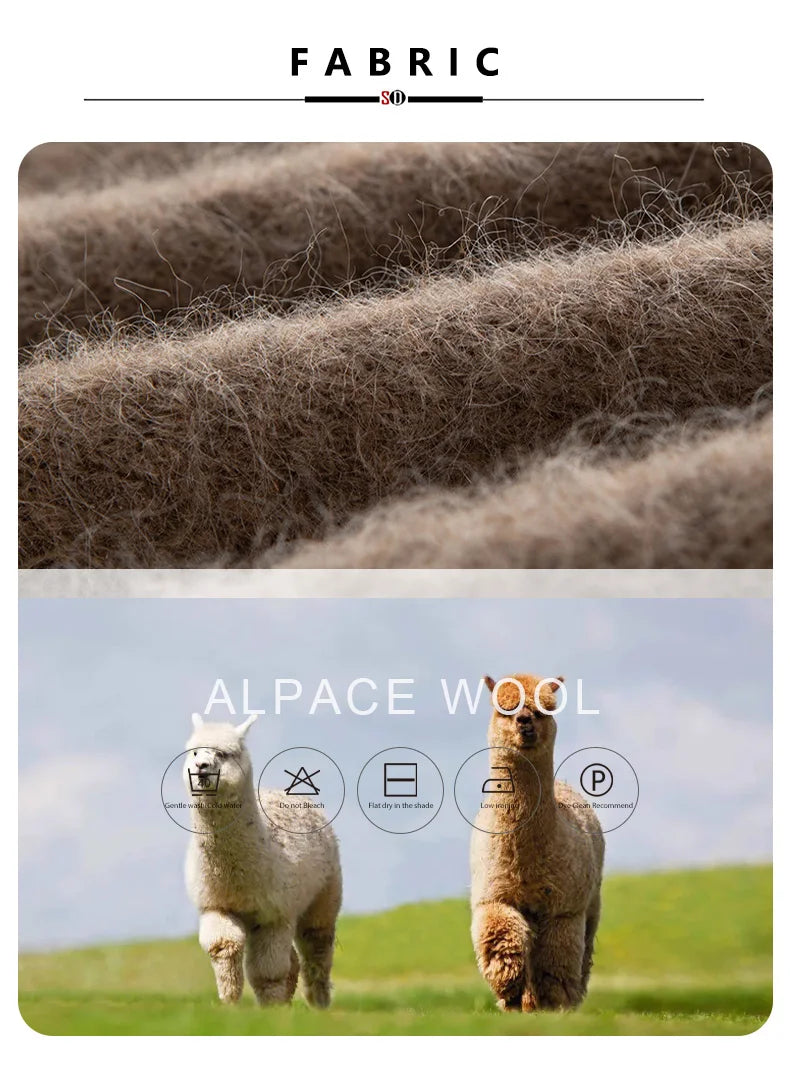 Warm Alpaca Pullover for Women – Fall/Winter 2025