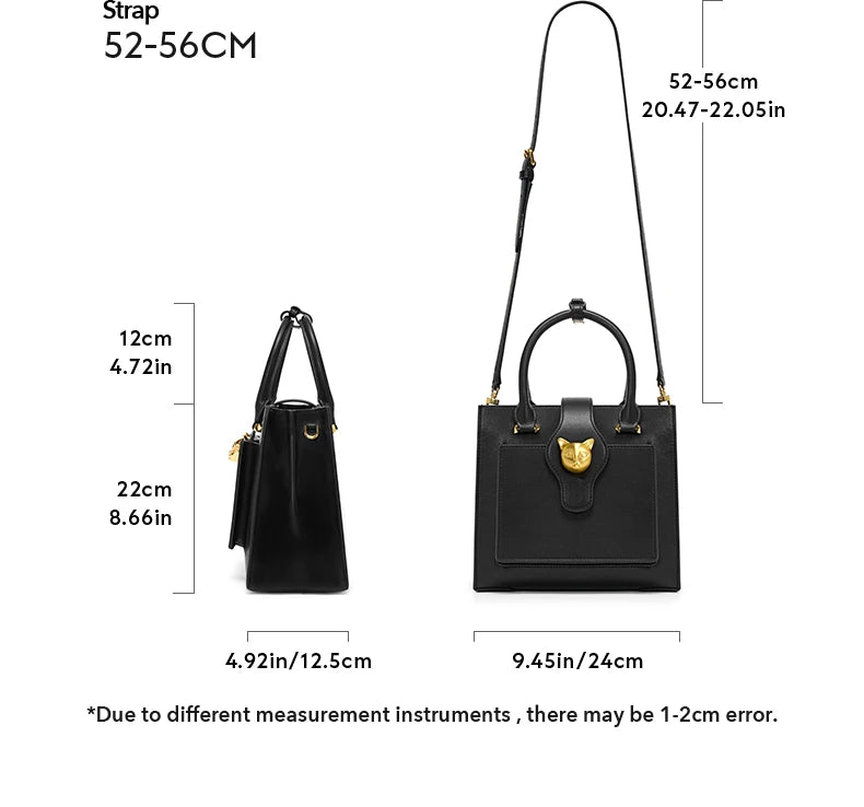 Bafelli 2025 Cat Leather Shoulder & Crossbody Bag