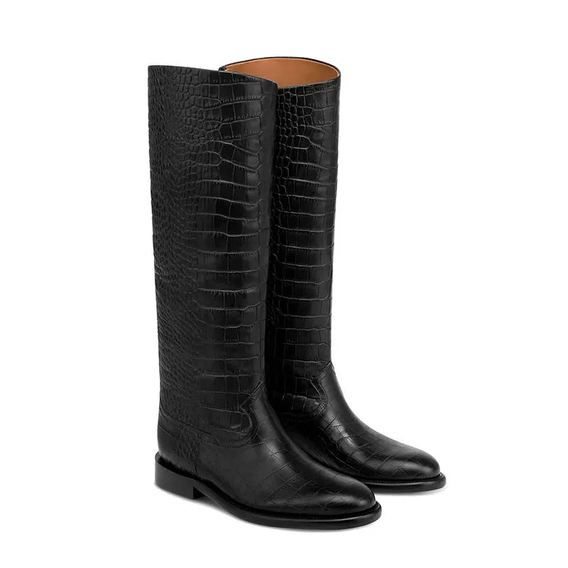 Knee-High Flat Boots – 2025 Autumn/Winter