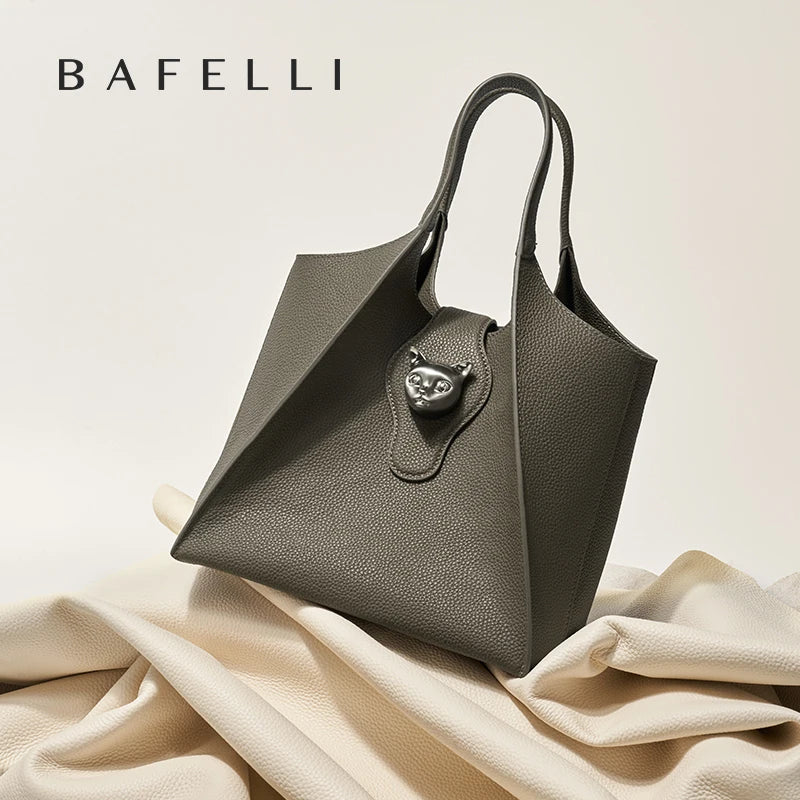BAFELLI Women’s Tote Bag – Genuine Leather Casual Travel Purse